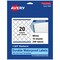Avery Durable Waterproof Starburst Labels with Sure Feed, 1.75"